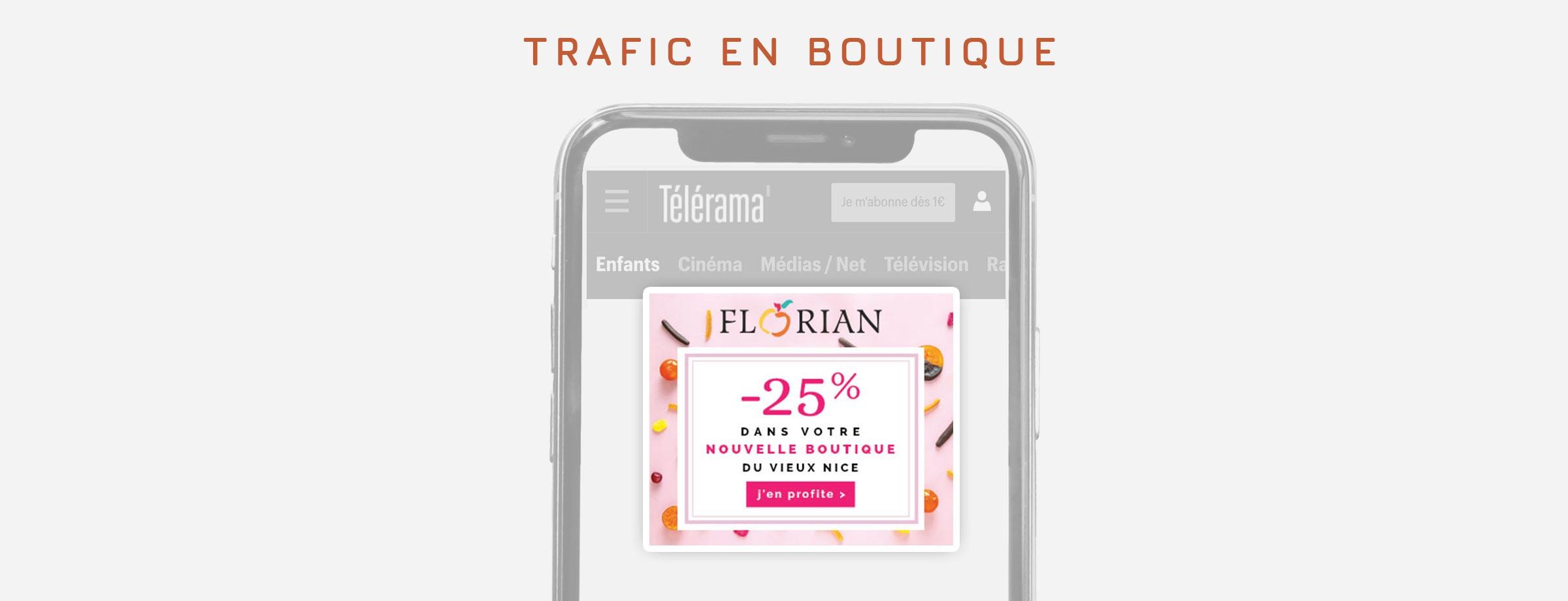 Trafic en boutique